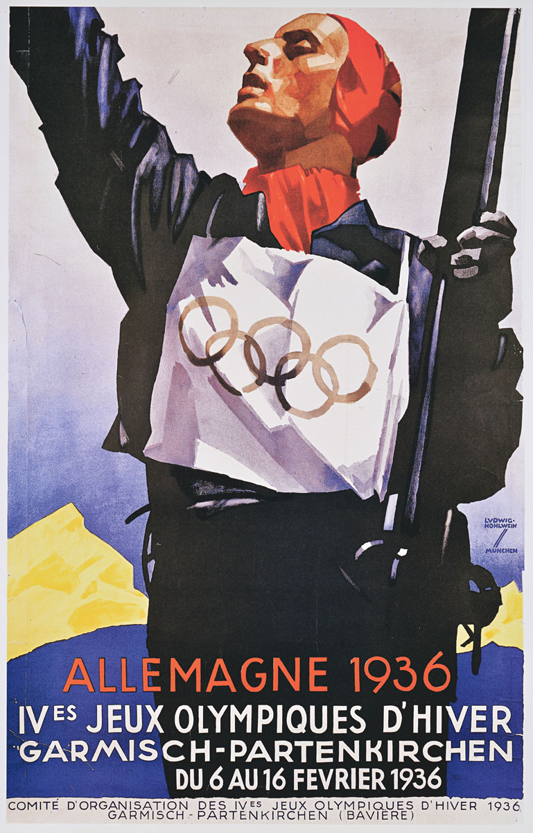 1936年冬奧會海報