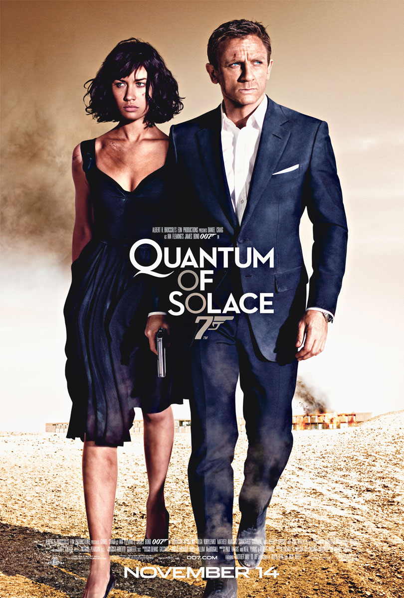 電影《007大破量子危機》（Quantum of Solace）海報