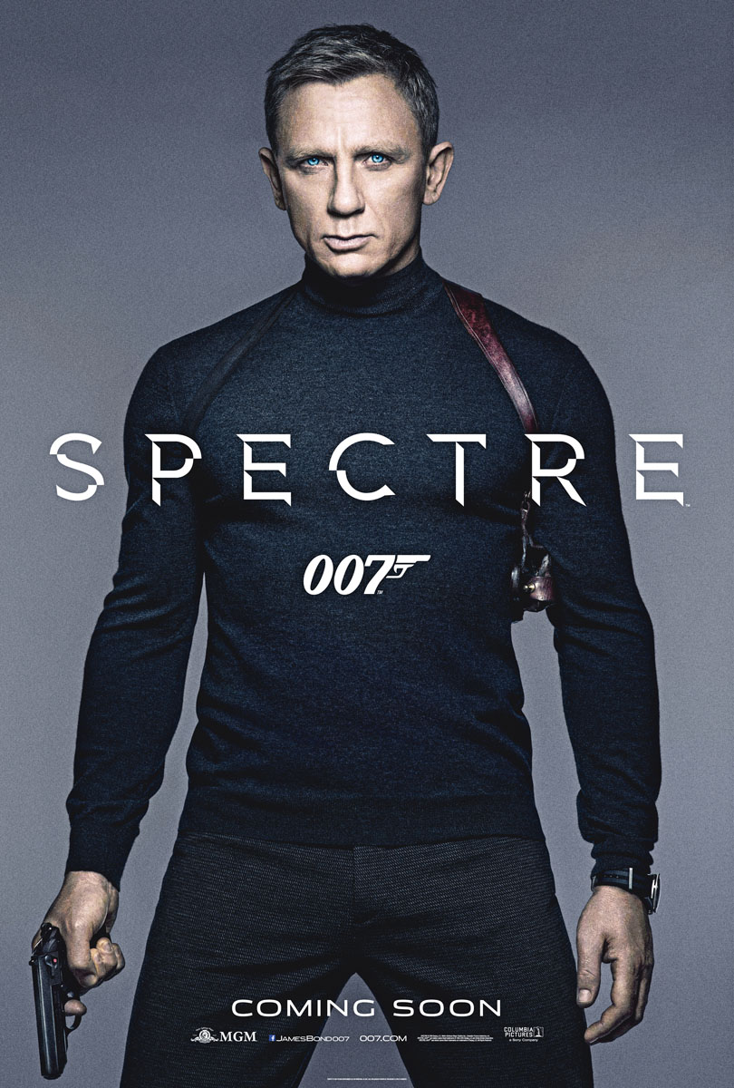 丹尼爾·克雷格在電影《007：幽靈黨》中飾演特工007