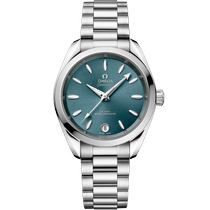 海马系列AQUA TERRA SHADES<span class="nowrap">腕表</span> 34毫米, 精钢表壳 搭配 精钢表链 - 22010342010001
